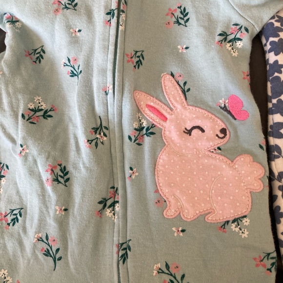 3 Carters Footed Pajamas - Picture 5 of 7